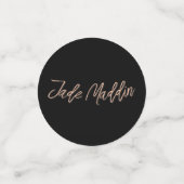 Roos Gold Photo Design High School Afstuderen Confetti (Kleine voorkant)