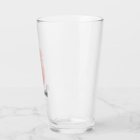 Roos Gold Pineappel Aangepaste naam  Glas (Links)