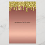 Roos Gold Pink Balloons Grote opening Flyer (Achterkant)