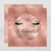 Roos Gold Pink Glam Glitzy Black Eyelashes (Voorkant / Achterkant)