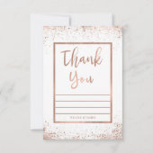 Roos Gold Pink Glam Modern Chic Weddenschap Hartel Kaart (Voorkant)