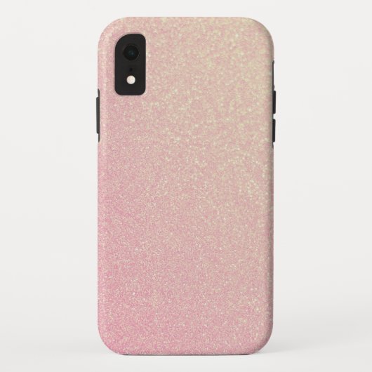 Roos Gold Pink Glitter Bling Case-Mate iPhone Case (Achterkant)