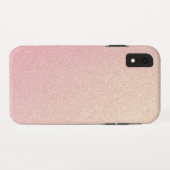 Roos Gold Pink Glitter Bling Case-Mate iPhone Case (Achterkant (horizontaal))