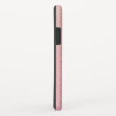 Roos Gold Pink Glitter Bling Case-Mate iPhone Case (Achterkant/rechts)