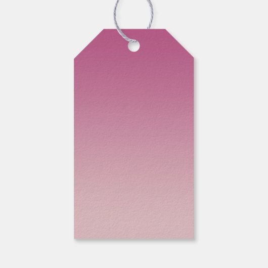 Roos Gold Pink Gold Glitter Sparkle Cadeaulabel (Achterkant)