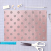 Roos Gold Pink Shine Glam Polka Dots Modern Chic Tissuepapier (Craft)