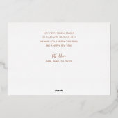 Roos Gold Prettige feestdagen multi-foto's (Achterkant)