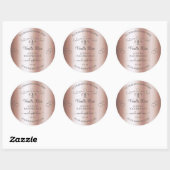 Roos Gold Product Labels Zilver Cute Hearts (Vel)