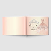 Roos Gold Quinceanera op maat Gastenboek (Volledig)