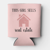 Roos Gold Real Estate Agent Blikjeskoeler (Voorkant)