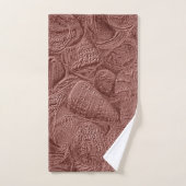 Roos Gold Seashells Ocean Beach Elegant Design Bad Handdoek (Handdoek)