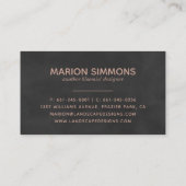 Roos Gold Signature Elegant Visitekaartje (Achterkant)