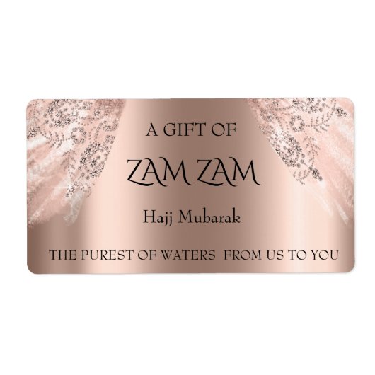 Roos Gold Silver Diamond Etiket (Voorkant)