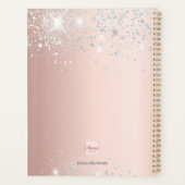 Roos Gold Silver-script Planner (Achterkant)