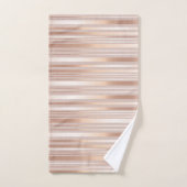 Roos Gold Stripes Bad Handdoek (Handdoek)