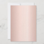 Roos gold Sweet 16 luxe Kaart (Achterkant)