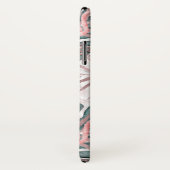 Roos Gold Tropical Flamingos Leaves & Marble Case-Mate iPhone Case (Achterkant / rechts)