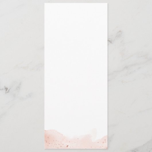 Roos Gold Waterverf Bindmenu Menu (Achterkant)