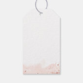 Roos Gold Waterverf Weddenschap Welkom Cadeaulabel (Achterkant)