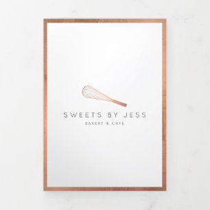 Roos Gold Whisk Bakkerij Catering Menu Brochure