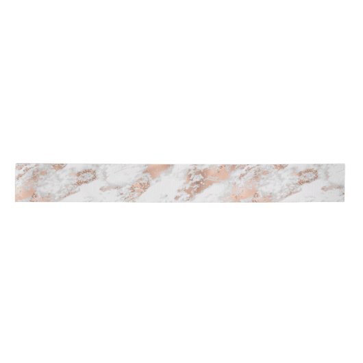 Roos Gold White Glitzy Marble Lint (Voorkant)