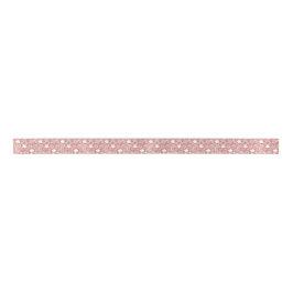Roos Gold & White Star & Snowflake Pattern Lint