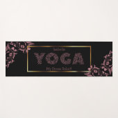 Roos Gold - Yoga, mijn stressrust! Yogamat (Voorkant (horizontaal))