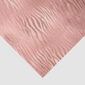 Roos Gold Zebra afdrukken Tissuepapier (Detail)