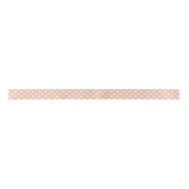 Roos goud/blush & wit polka dot lint (Voorkant)