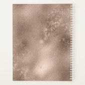 Roos Goud & Elke Kleur Boerderij Rustieke Bruiloft Planner (Achterkant)