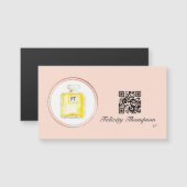 Roos Goud en Blush Roze Make-up Artiest QR Code (Voorkant / Achterkant)