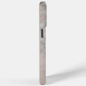 Roos Goud en Grijs Elegant Marmeren Patroon Case-Mate iPhone Case (Achterkant / Rechts)