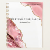 Roos Goud Gepersonaliseerd Haar Afspraakboek Planner (Voorkant)