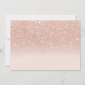 Roos goud glitter bedankt bat mitzvah foto (Achterkant)