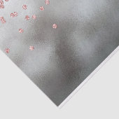 Roos goud glitter confetti zilver tissuepapier (Detail)