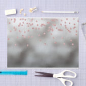 Roos goud glitter confetti zilver tissuepapier (Craft)