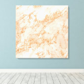 Roos goud glitter marmer abstract canvas afdruk (Insitu (Houten vloer))