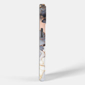 Roos Goud Marmeren Monogram Aangepast Case-Mate iPhone Case (Achterkant / Rechts)