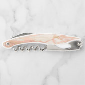 Roos Goud Marmeren Steen Elegant  Kurkentrekker (Achterkant)