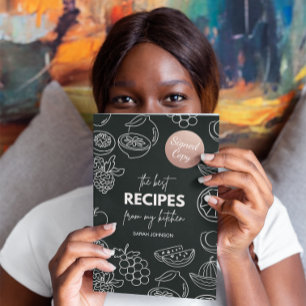 Roos Goud Metallic Folie Foto Ondertekende Kopie Ronde Sticker