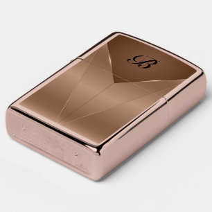 Roos-goud metallic geometrisch ontwerp
