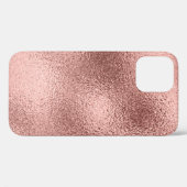 Roos Goud Metallic:  glans. Case-Mate iPhone Case (Achterkant (horizontaal))