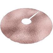 Roos Goud Metallic:  glans. Kerstboom Rok (Gekanteld)