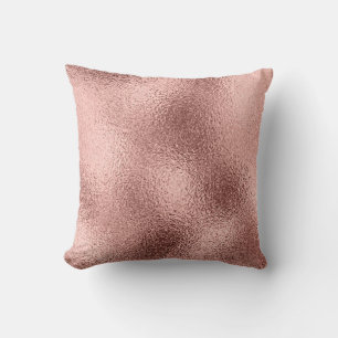 Roos Goud Metallic: glans. Kussen