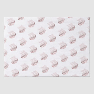 Roos goud metallisch uitzien Valentijn hart liefde Tissuepapier