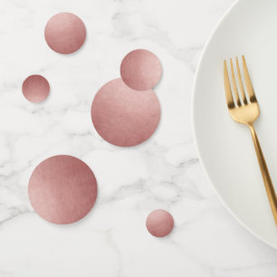 Roos Goud Roze Faux Folie Ontwerp Uw Eigen Grote Confetti