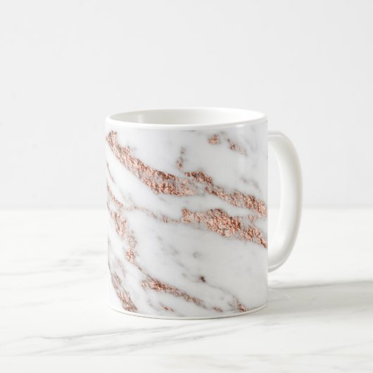 Roos goudader mok (Voorkant rechts)