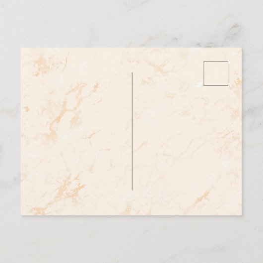 Roos goudbloedige boho uitnodiging briefkaart (Achterkant)