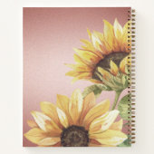 Roos goudbloem notitieboek (Achterkant)