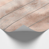 Roos goudbruinkoolbridkleurig cadeaupapier (Hoek)